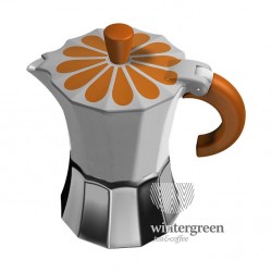 Гейзерная кофеварка Morosina (на 3 чашки) Ромашка MOR002-FLOWER