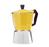 Гейзерная кофеварка Buon Caffe на 6 чашек Желтый