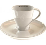 Кофейные чашки для каппучино Julius Meinl слоновая кость набор 6 шт